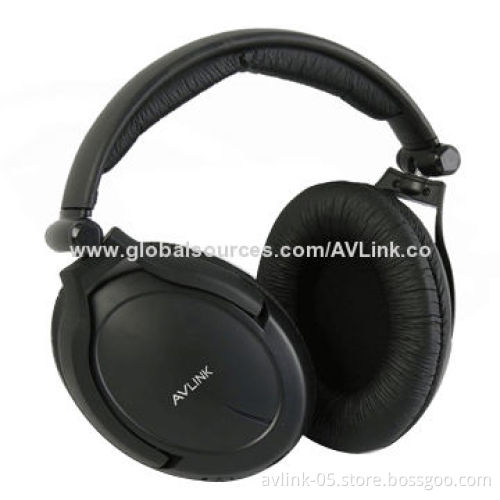 Headband Foldable Stereo Wired Active Noise-canceling Headphones for Subway/Aviation with Heavy Bass